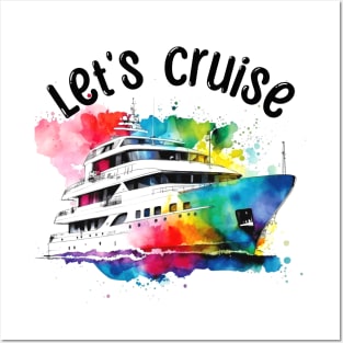 Let's Cruise Posters and Art